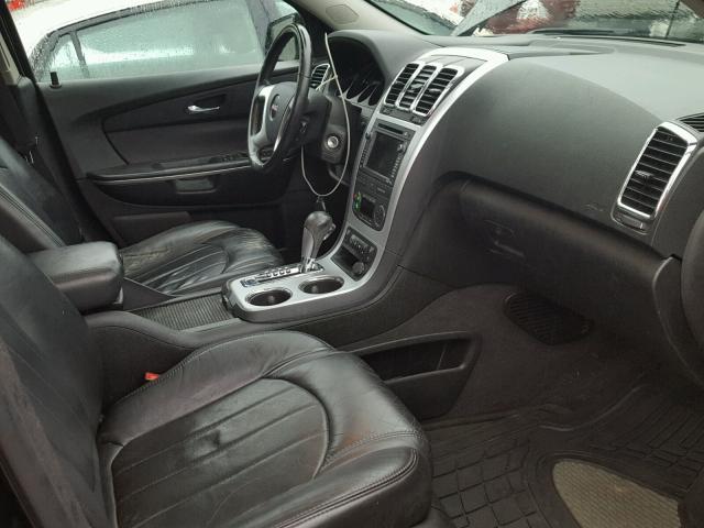 1GKLVNED8AJ120362 - 2010 GMC ACADIA SLT შავი ფოტო 5