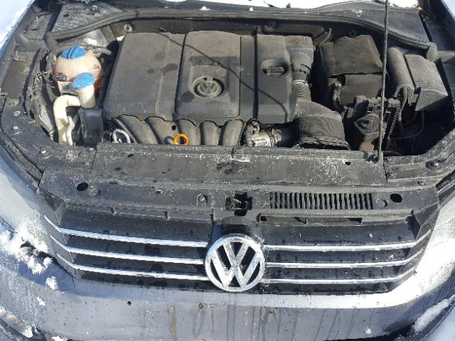 1VWAH7A32CC056309 - 2012 VOLKSWAGEN PASSAT S GRAY photo 7