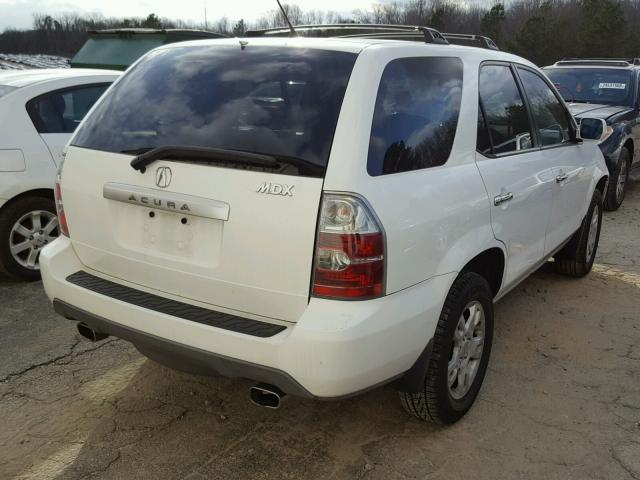 2HNYD18684H518794 - 2004 ACURA MDX TOURIN WHITE photo 4