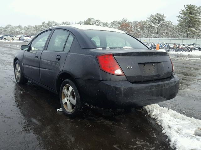 1G8AL55F27Z163156 - 2007 SATURN ION LEVEL BLACK photo 3