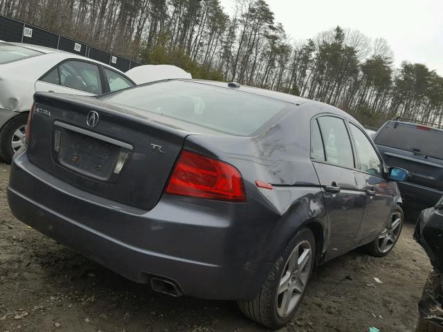 19UUA66276A063420 - 2006 ACURA 3.2TL GRAY photo 4