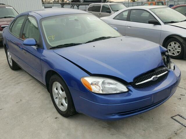 1FAFP53U73G233215 - 2003 FORD TAURUS SE BLUE photo 1