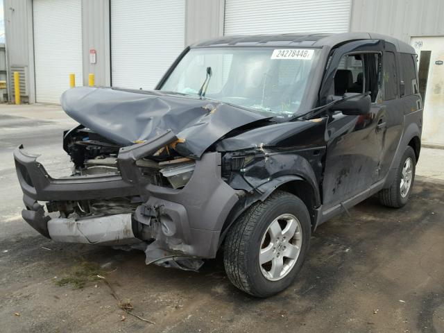 5J6YH28503L032306 - 2003 HONDA ELEMENT EX BLACK photo 2