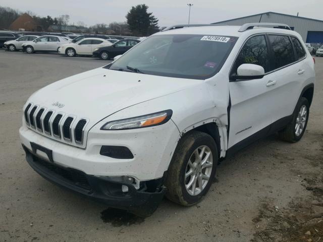 1C4PJLCB7FW689471 - 2015 JEEP CHEROKEE L WHITE photo 2