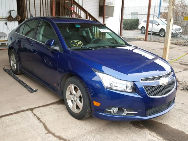 1G1PL5SC4C7366526 - 2012 CHEVROLET CRUZE LT BLUE photo 1