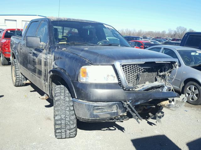 1FTPW14575KC98843 - 2005 FORD F150 SUPER GRAY photo 1