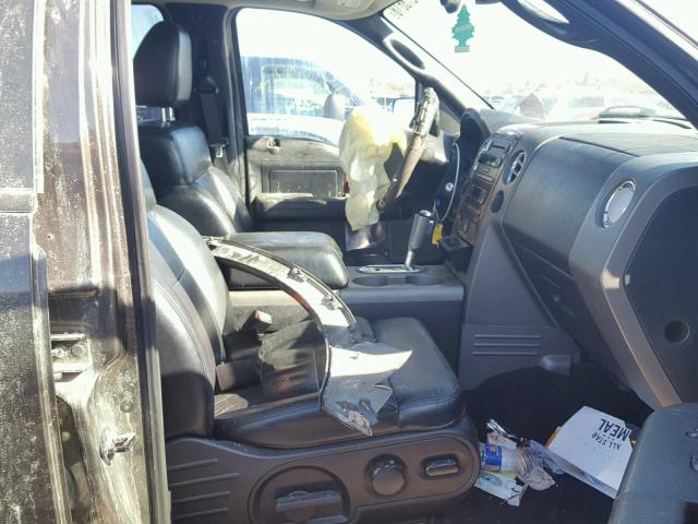 1FTPW14575KC98843 - 2005 FORD F150 SUPER GRAY photo 5