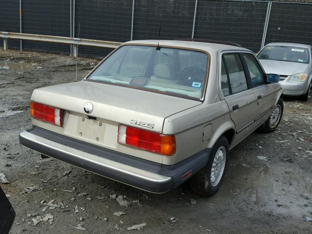 WBAAE5408H8810869 - 1987 BMW 325 BASE GOLD photo 4