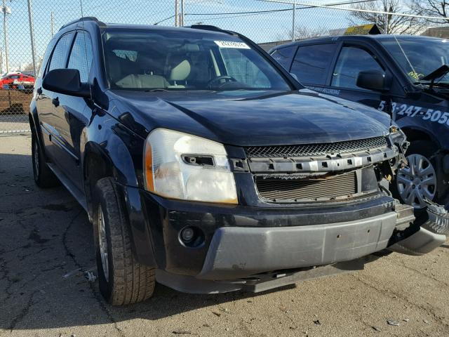 2CNDL13F856188727 - 2005 CHEVROLET EQUINOX LS BLACK photo 1