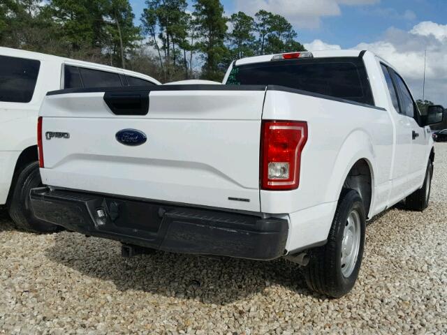 1FTEX1C86FKE51553 - 2015 FORD F150 SUPER WHITE photo 4