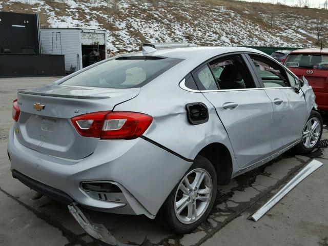 1G1BE5SM3G7257588 - 2016 CHEVROLET CRUZE LT SILVER photo 4