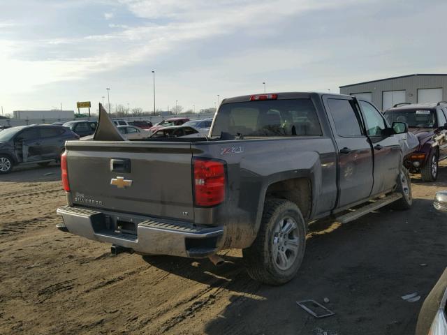 3GCUKREC7EG387362 - 2014 CHEVROLET SILVERADO BROWN photo 4