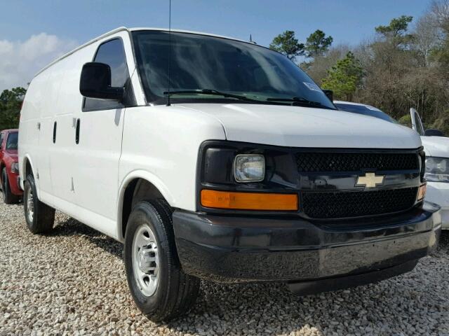 1GCWGFFF6F1106993 - 2015 CHEVROLET EXPRESS G2 WHITE photo 1