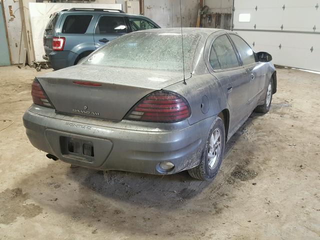 1G2NE52F84M509696 - 2004 PONTIAC GRAND AM S GRAY photo 4