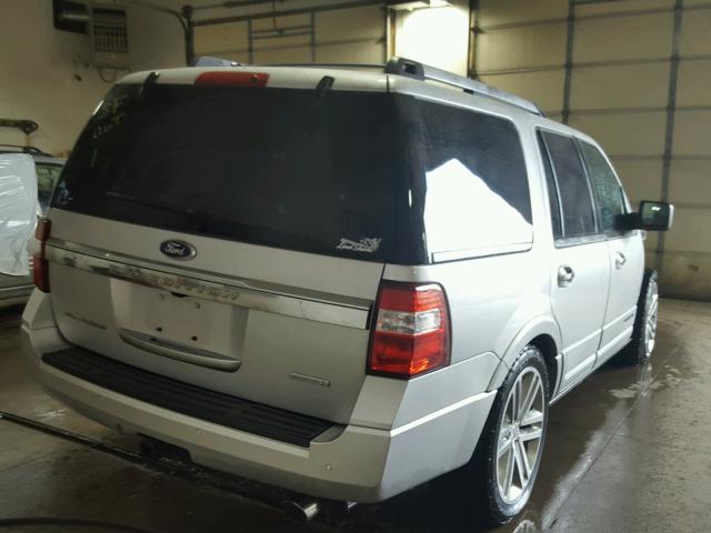 1FMJU1MT9FEF40389 - 2015 FORD EXPEDITION SILVER photo 4