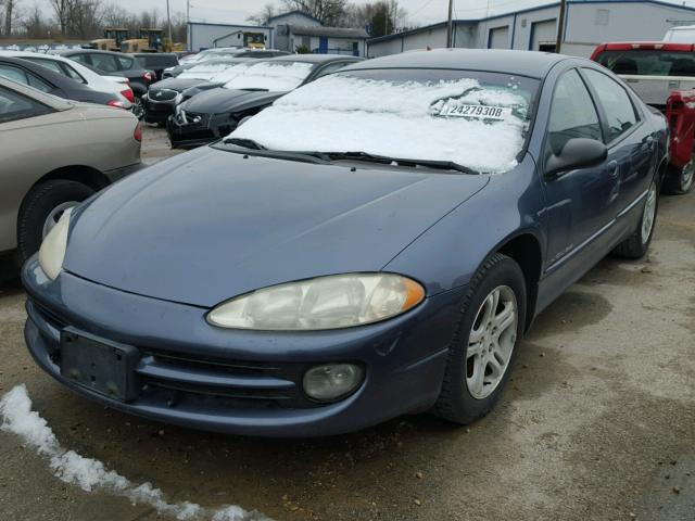 2B3HD56J11H675312 - 2001 DODGE INTREPID E BLUE photo 2