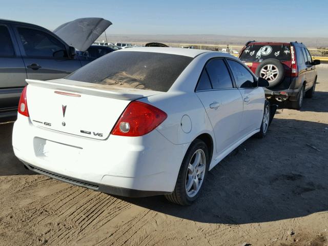 1G2ZJ57K094261468 - 2009 PONTIAC G6 WHITE photo 4