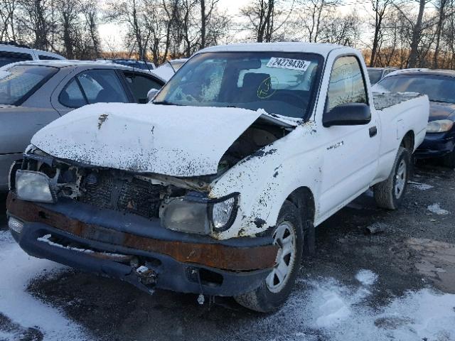 5TENL42N54Z434644 - 2004 TOYOTA TACOMA WHITE photo 2