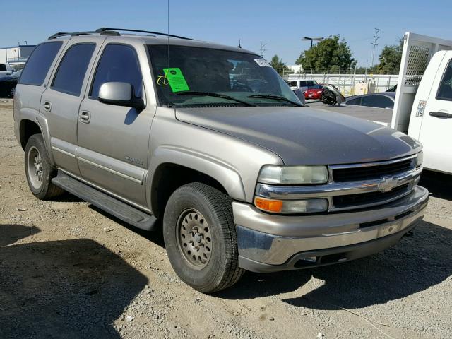 1GNEK13T82R254976 - 2002 CHEVROLET TAHOE K150 TAN photo 1