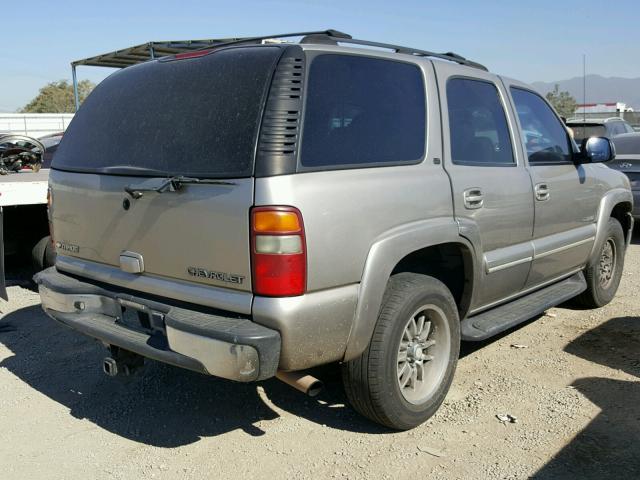 1GNEK13T82R254976 - 2002 CHEVROLET TAHOE K150 TAN photo 4