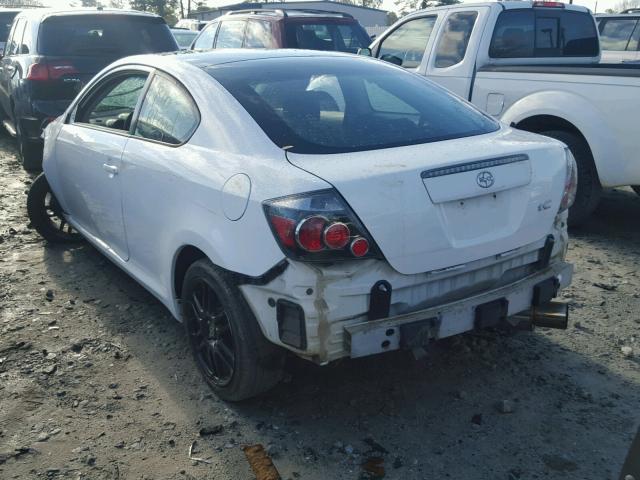 JTKDE167880244920 - 2008 TOYOTA SCION TC WHITE photo 3