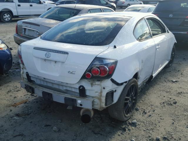 JTKDE167880244920 - 2008 TOYOTA SCION TC WHITE photo 4