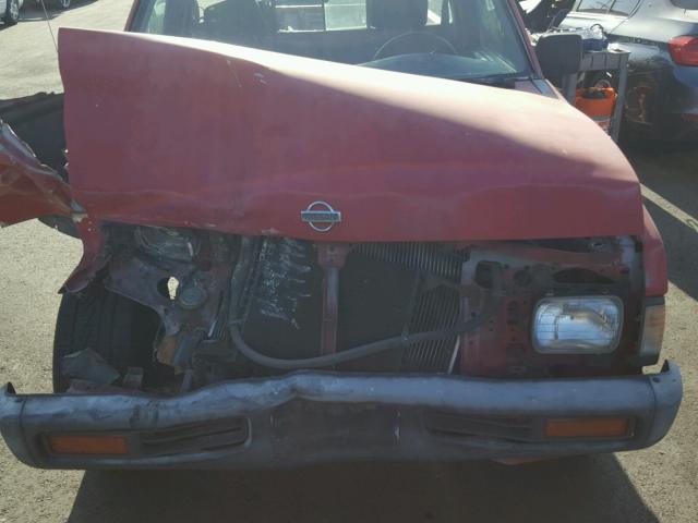 1N6SD11S3RC312728 - 1994 NISSAN TRUCK BASE RED photo 7