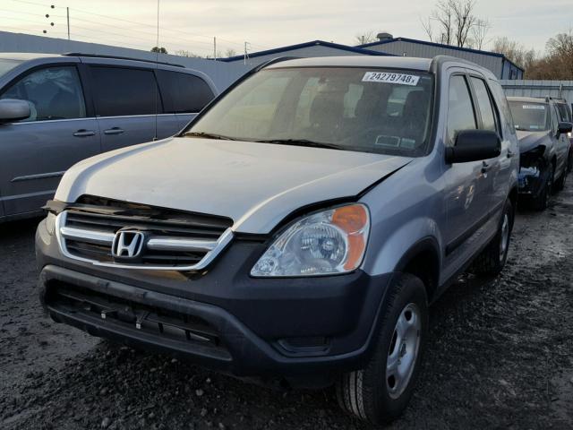 JHLRD684X3C012166 - 2003 HONDA CR-V LX SILVER photo 2