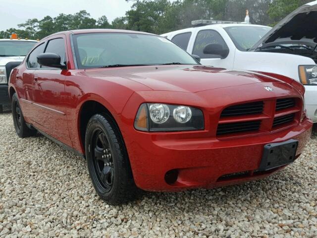 2B3AA4CV1AH303416 - 2010 DODGE CHARGER MAROON photo 1