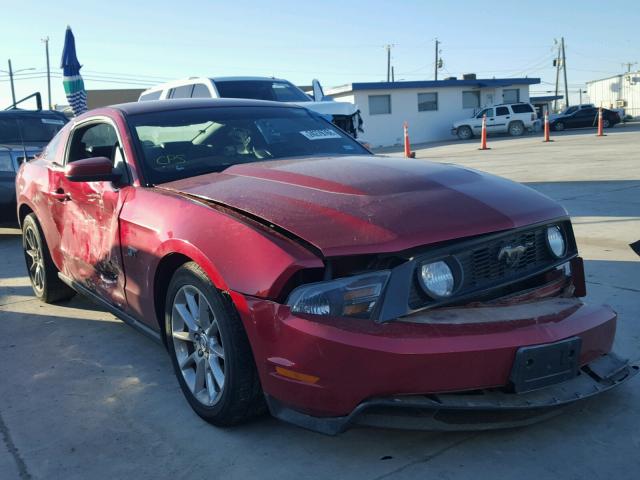 1ZVBP8CH3A5101832 - 2010 FORD MUSTANG GT RED photo 1