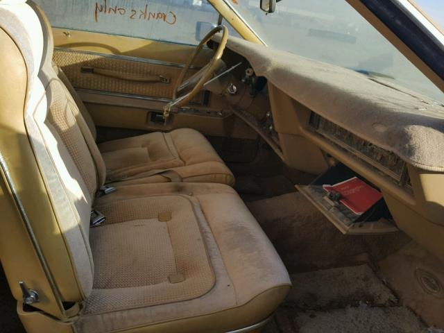 7Y89S909544 - 1977 LINCOLN CONTINENTA BEIGE photo 5