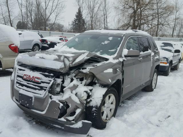 2GKALMEK3C6350283 - 2012 GMC TERRAIN SL GRAY photo 2