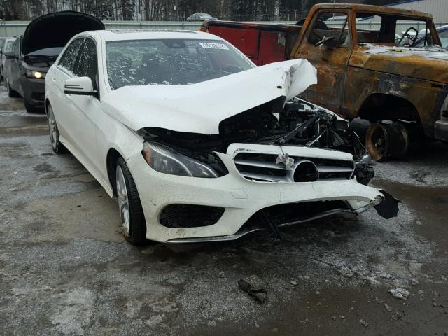 WDDHF8JB1EA882500 - 2014 MERCEDES-BENZ E 350 4MAT WHITE photo 1