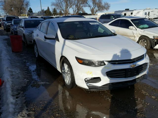 1G1ZD5ST5JF124529 - 2018 CHEVROLET MALIBU LT WHITE photo 1