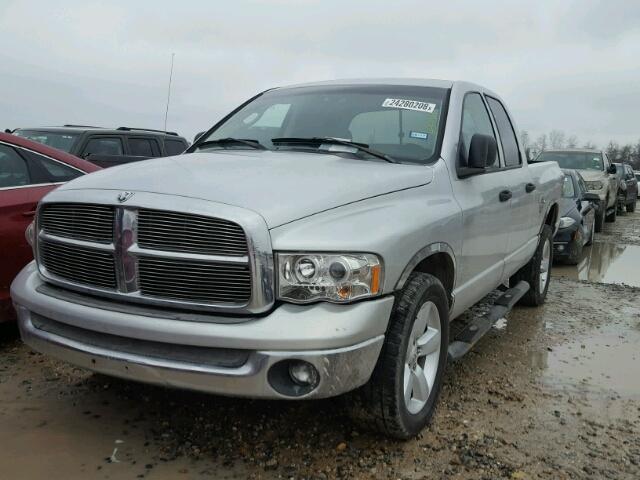 3D7HA18N72G178689 - 2002 DODGE RAM 1500 GRAY photo 2