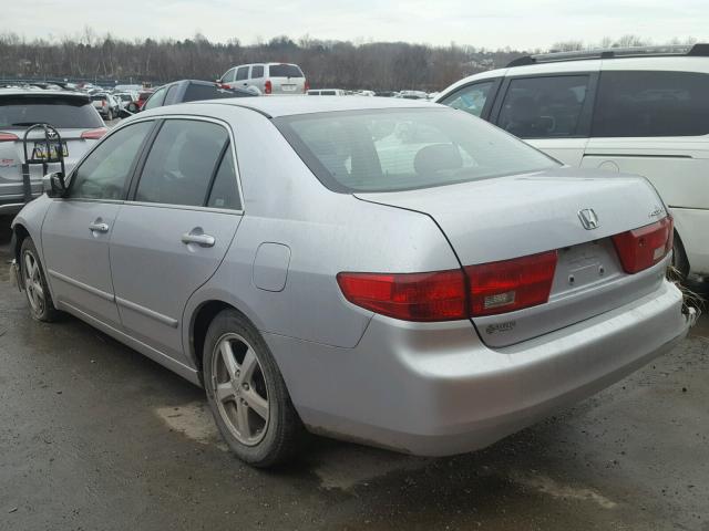 1HGCM56745A175440 - 2005 HONDA ACCORD EX SILVER photo 3