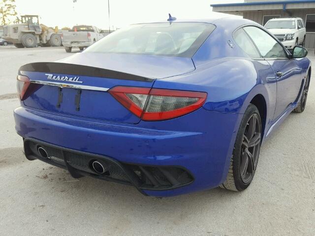 ZAM45VLA5F0128467 - 2015 MASERATI GRANTURISM BLUE photo 4