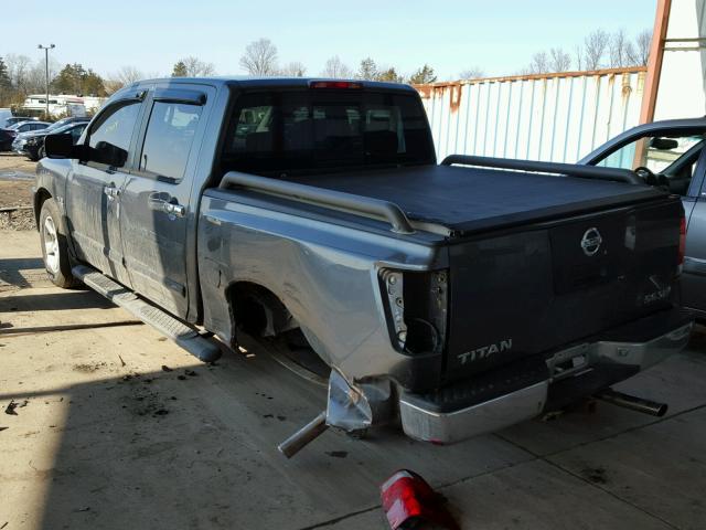 1N6AA07B84N565109 - 2004 NISSAN TITAN XE GRAY photo 3