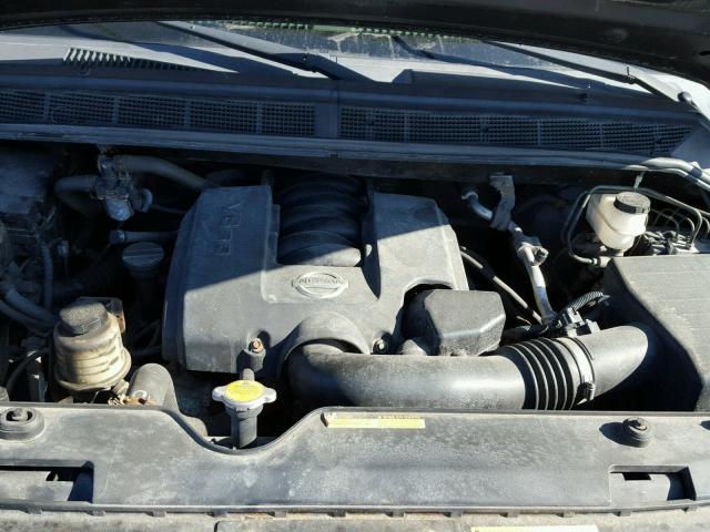 1N6AA07B84N565109 - 2004 NISSAN TITAN XE GRAY photo 7