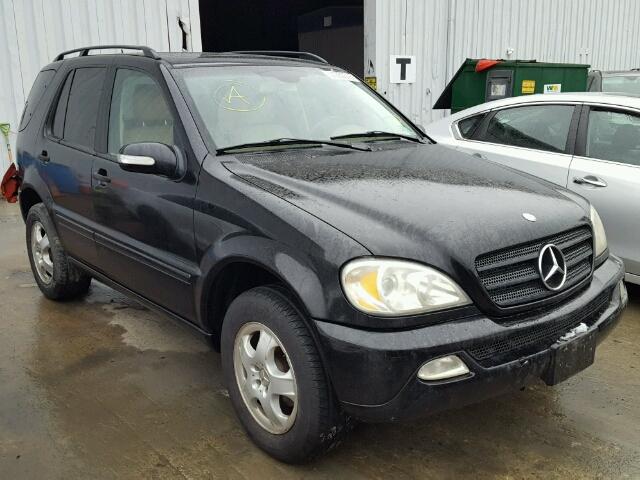 4JGAB57E43A440794 - 2003 MERCEDES-BENZ ML 350 BLACK photo 1