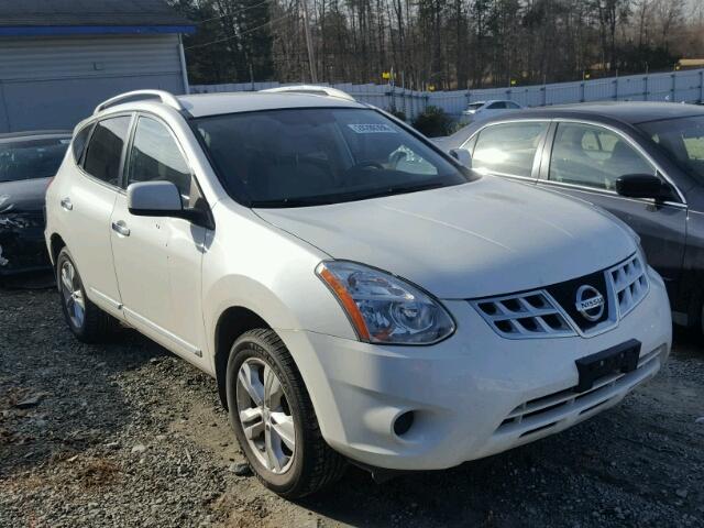 JN8AS5MV4CW375011 - 2012 NISSAN ROGUE S WHITE photo 1