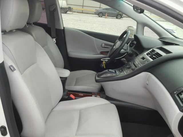 JTHBB1BA0A2034796 - 2010 LEXUS HS 250H WHITE photo 5