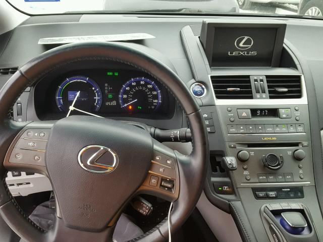 JTHBB1BA0A2034796 - 2010 LEXUS HS 250H WHITE photo 9