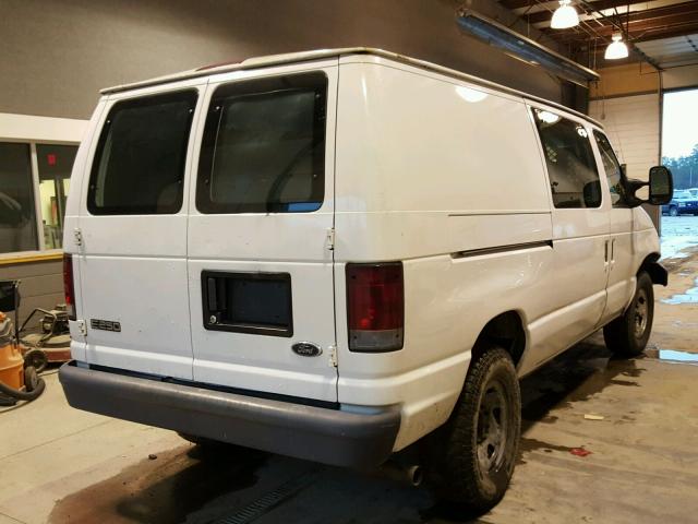 1FTNE24L65HB03178 - 2005 FORD ECONOLINE WHITE photo 4