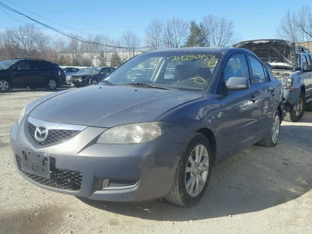 JM1BK32G881878893 - 2008 MAZDA 3 I GRAY photo 2