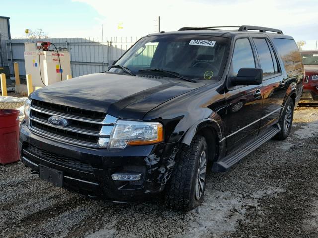 1FMJK1JT3HEA07161 - 2017 FORD EXPEDITION BLACK photo 2