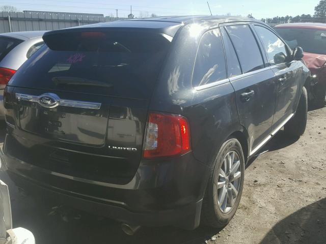 2FMDK3KC7DBA32691 - 2013 FORD EDGE LIMIT BLACK photo 4