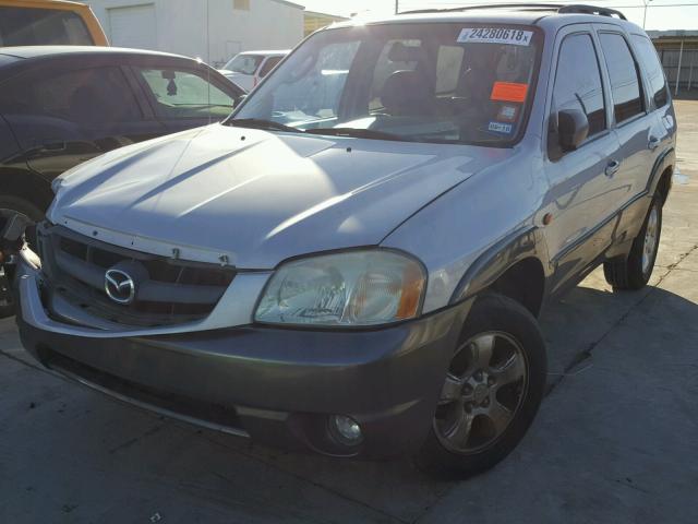 4F2CZ06184KM14687 - 2004 MAZDA TRIBUTE ES SILVER photo 2