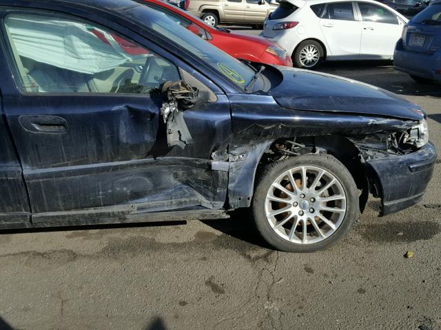 YV1RH592282693570 - 2008 VOLVO S60 2.5T BLUE photo 9