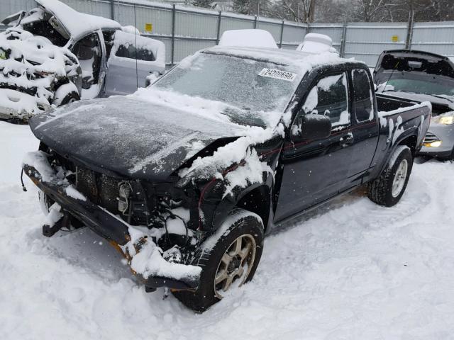 1GCDT196758121686 - 2005 CHEVROLET COLORADO BLACK photo 2